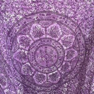 purple tie dye tapestry